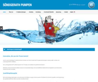 SPT-Pumpen.de(Seit 1975 Experte in hochwertiger Pumpentechnologie. German Engineering für Profis) Screenshot