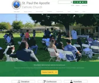 Sptacc.org(Paul the Apostle Catholic Church) Screenshot