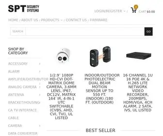 SPtsecurity.com(SPT Security Systems) Screenshot