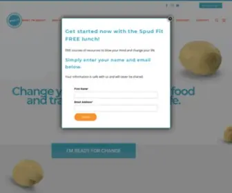 Spudfit.com(Weight loss using the potatoes diet plan) Screenshot