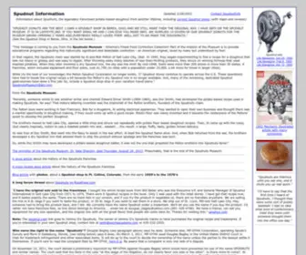 Spudnutinfo.com(Spudnut Information) Screenshot