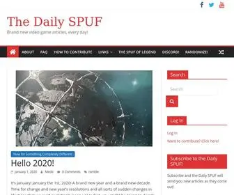 Spuf.org(Brand new video game articles) Screenshot