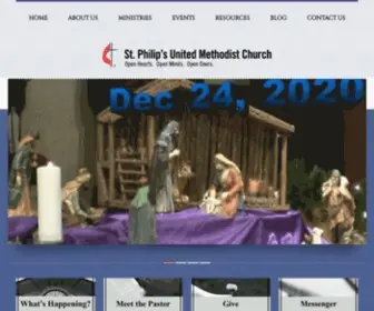 Spumc.org(St. Philip’s United Methodist Church) Screenshot