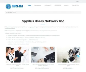 Spun.org.au(SPUN Spydus Users Group) Screenshot