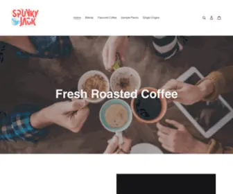 Spunkyjackcoffee.com(Our coffee) Screenshot