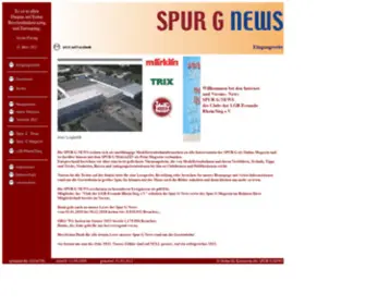 Spur-G-News.de(SPUR G NEWS) Screenshot