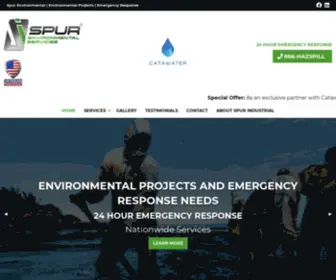 Spurenvironmental.com(24 Hour Emergency Hazmat Response) Screenshot