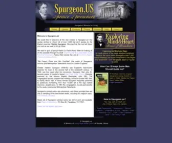 Spurgeon.us(Charles Spurgeon Quotes) Screenshot
