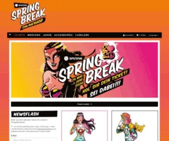 Sputnik-Springbreak-Shop.de(SPUTNIK SPRINGBREAK SHOP) Screenshot