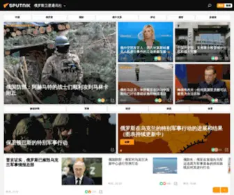 Sputniknews.cn(俄罗斯卫星通讯社 新闻（Sputnik）) Screenshot