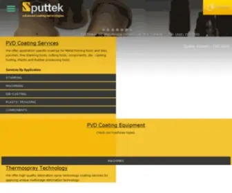 Sputtek.com(Sputtek Coatings) Screenshot