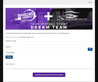 Spvirtualexperiences.com(Virtual Events by Soliman Productions) Screenshot