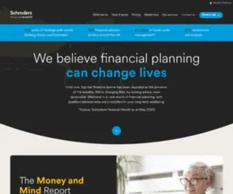 SPW.com(Schroders Personal Wealth) Screenshot