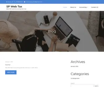 Spwebtax.com(SP Web Tax) Screenshot