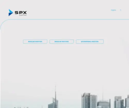 SPxcapital.com(Início) Screenshot