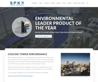 SPxcooling.com(SPX Cooling Technologies) Screenshot