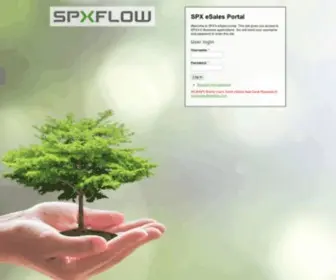 Spxesales.com(SPX eSales Portal) Screenshot