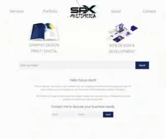 SPxmultimedia.com(Graphic Design & Web) Screenshot