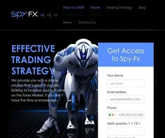 SPY-FX.com(Forex Robot) Screenshot