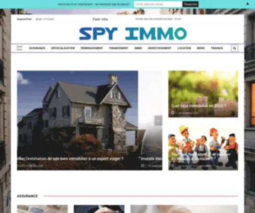 SPY-Immo.fr(Spy Immo : l'actualité immo avant les autres) Screenshot