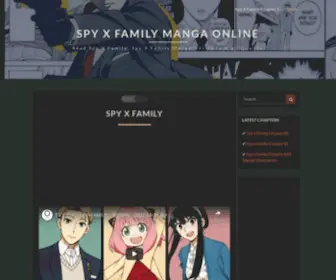 SPY-X-Family.com(Spy x Family Manga) Screenshot