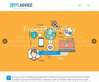 Spyadvice.com(FreeSpyPhone) Screenshot