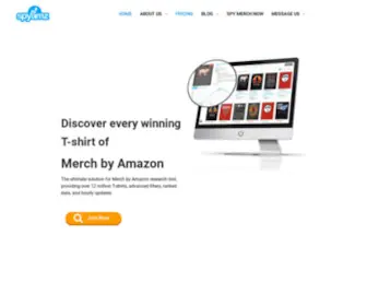 Spyamz.com(Merch by Amazon Research Tool SpyAmz) Screenshot