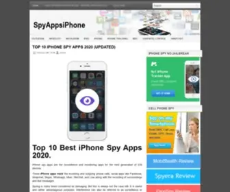 Spyappsiphone.com(Spy Apps iPhone) Screenshot