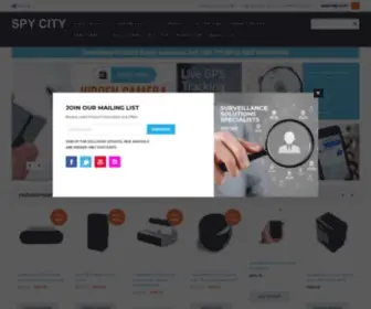 SPycity.com.au(Spy City Australia has the largest and best range of SPY Surveillance Products & Equipment) Screenshot