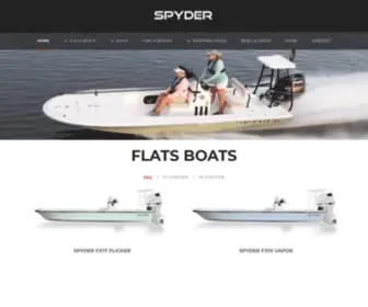 SPyder-Boats.com(Spyder by Composite Research) Screenshot