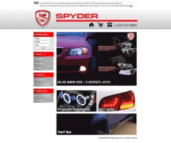 SPyderautousa.com(Spyder Auto) Screenshot