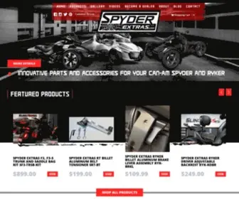 SPyderextras.com(Spyder Extras) Screenshot