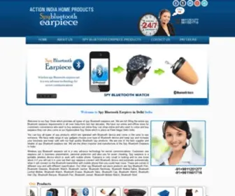 Spyear.in(Spy Bluetooth Earpiece in Delhi India) Screenshot