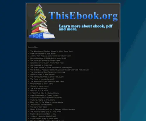 Spyebook.org(Spy eBook) Screenshot