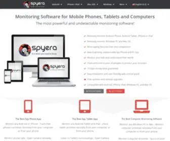 Spyera.com(The best mobile and computer monitoring software) Screenshot