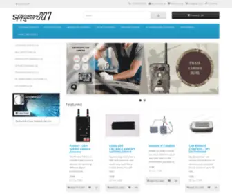 SPygear007.com(Spy gear shop) Screenshot