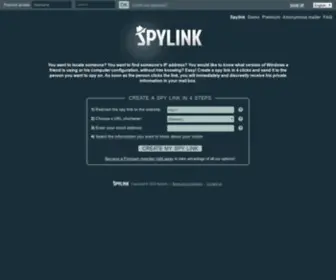 SPylink.net(Locate a person and find his IP address) Screenshot