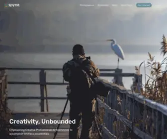 SPyne.co.in(AI Platform for Photographers & Creative Businesses) Screenshot