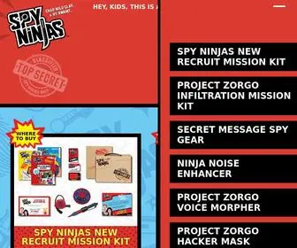 SPyninjasgadgets.com(Spy Ninjas) Screenshot