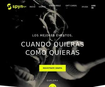 SPYNTYX.com(Eventos en vivo) Screenshot