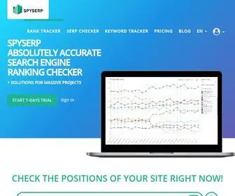 SPyserp.com(Rank Tracker) Screenshot