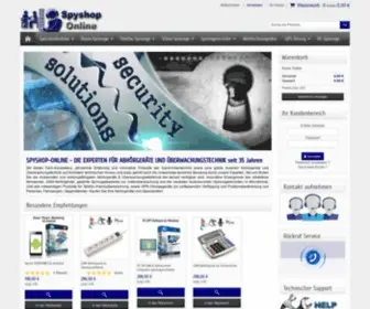 SPYshop-Online.com(Der Fachhändler für Abhörgeräte) Screenshot