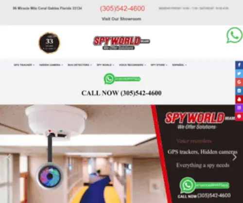 SPYshopmiami.com(Spy Store Miami (305)) Screenshot