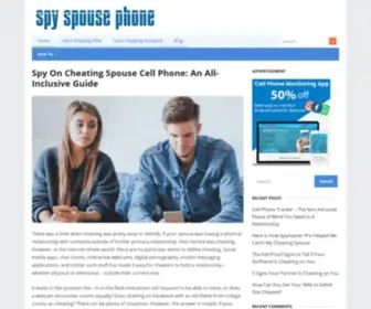 SPYspousephone.com(Spy Spouse Phone) Screenshot