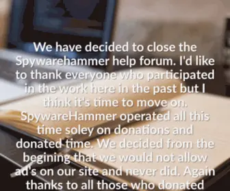 SPywarehammer.com(Forsale Lander) Screenshot