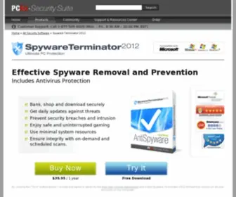SPywareterminator.com(Free spyware removal and spyware protection) Screenshot