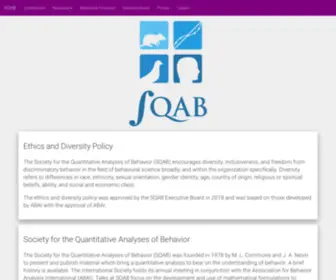 Sqab.org(React App) Screenshot