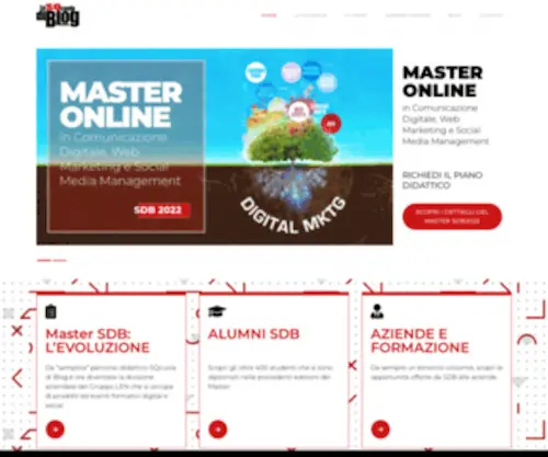 Sqcuoladiblog.it(Master Online in Comunicazione Digitale) Screenshot