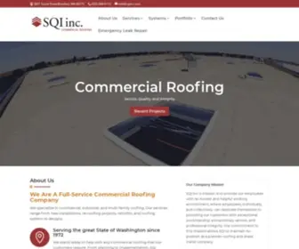 Sqiroofing.com(SQI Roofing) Screenshot