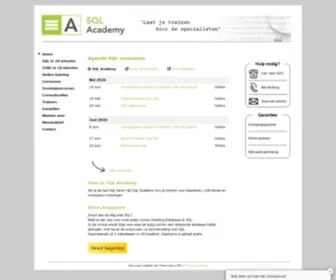SQL-Academy.nl(SQL Academy) Screenshot